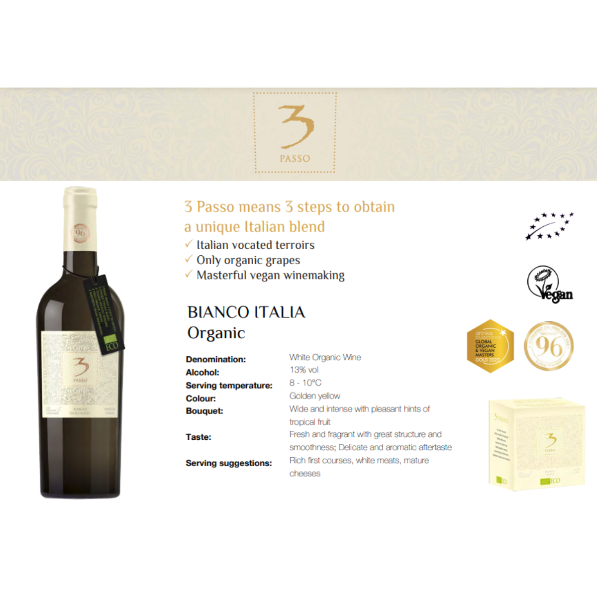 3 Passo Bianco Organic 3 帕索酒莊白酒 2021
