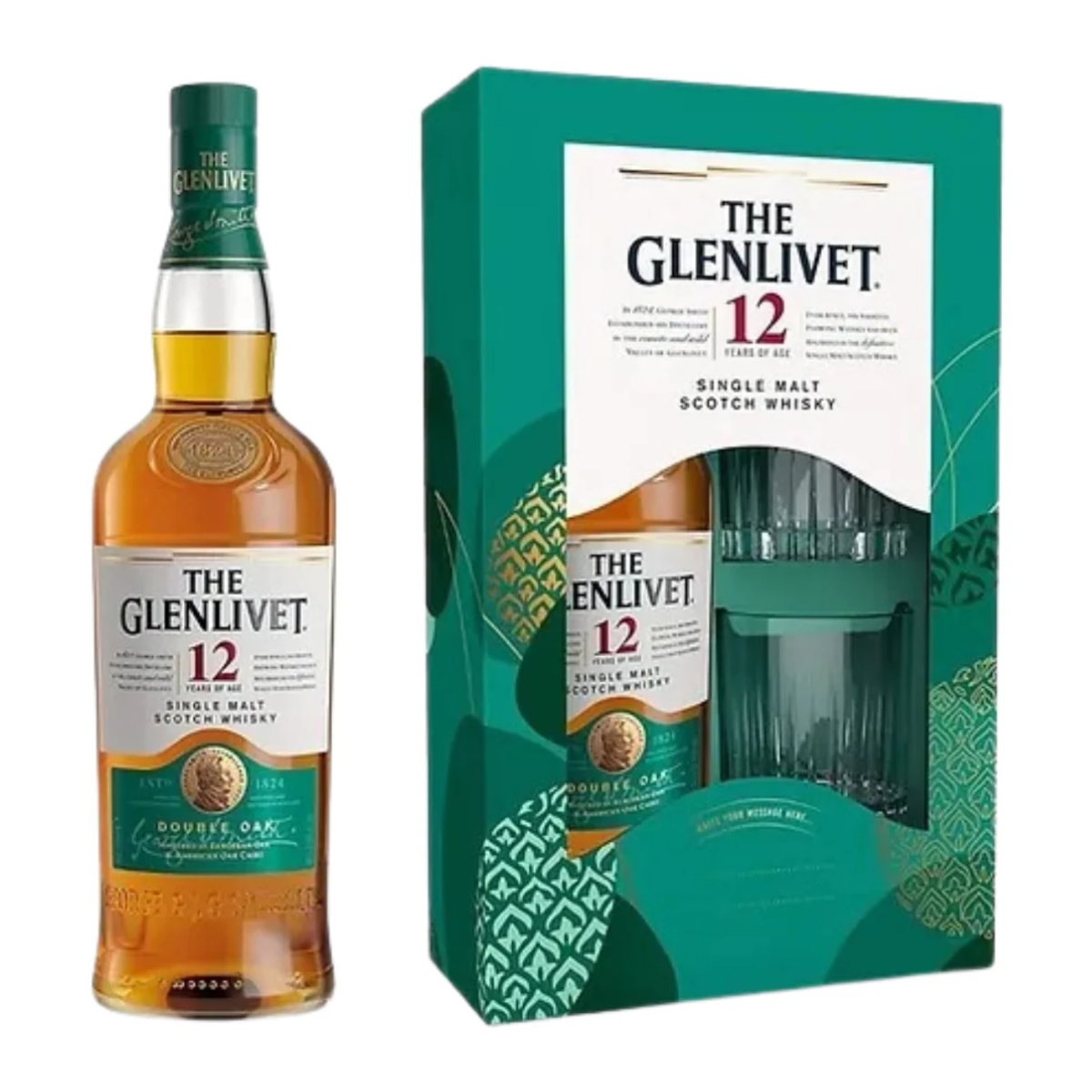 The Glenlivet Double Oak 12 Whisky Glass Set 格蘭利威 12 年威士忌杯套裝