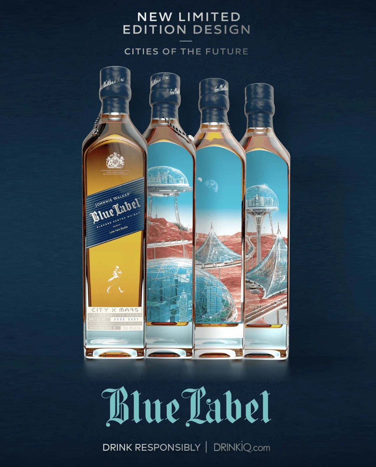 Johnnie Walker Blue Label - Cities Of The Future City X Mars 2220 Scotch Whisky