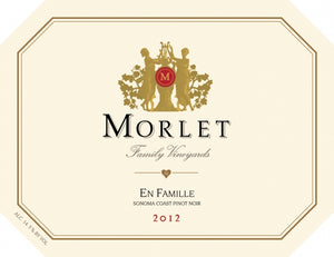 Morlet Family Vineyards En Famille Pinot Noir 2012 莫萊家庭黑皮諾乾紅葡萄酒 2012