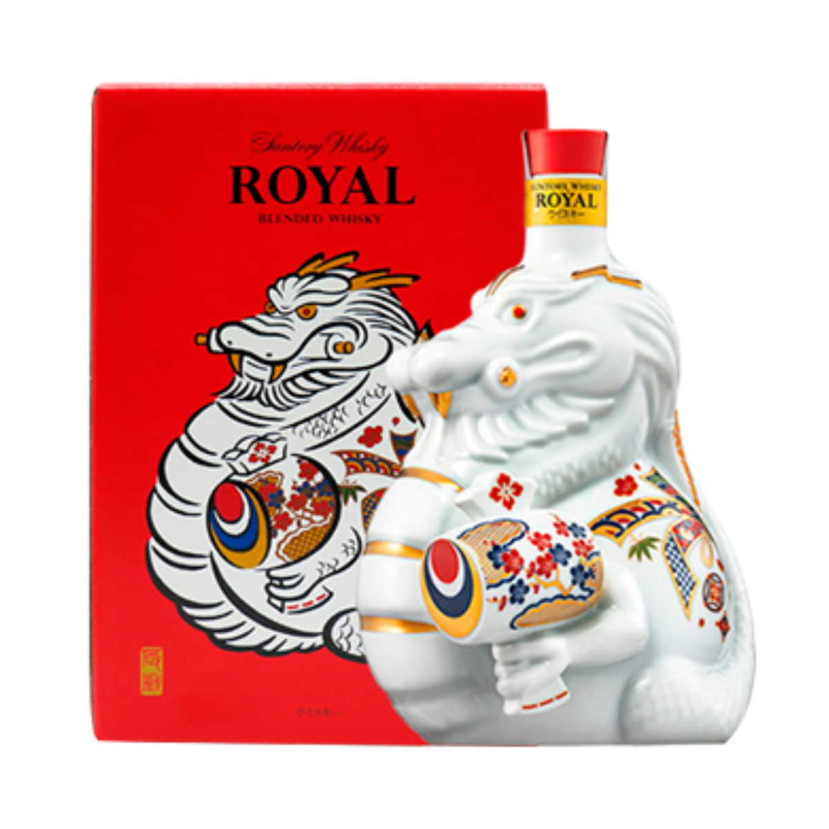 Suntory Whisky Royal Whisky Year of Dragon 2024 (Gift box) 三得利皇家龍年限定紀念威士忌連禮盒 2024