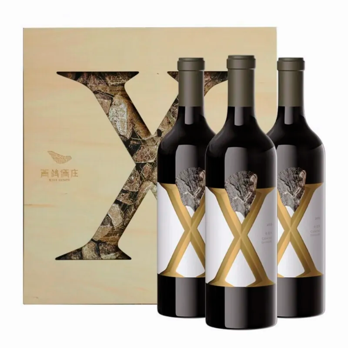 Xige “X” Cabernet Gernischt Cabernet Gernischt 2019 (with box) 西鴿“X”蛇龍珠乾紅葡萄酒2019 (連木盒)