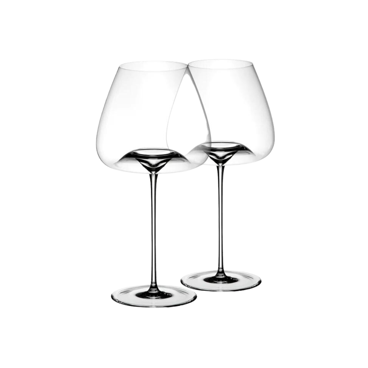 Ziher Vision Balance Wine Glass in Set with 2 Glasses Pack Lead-free crystal made in Hungary