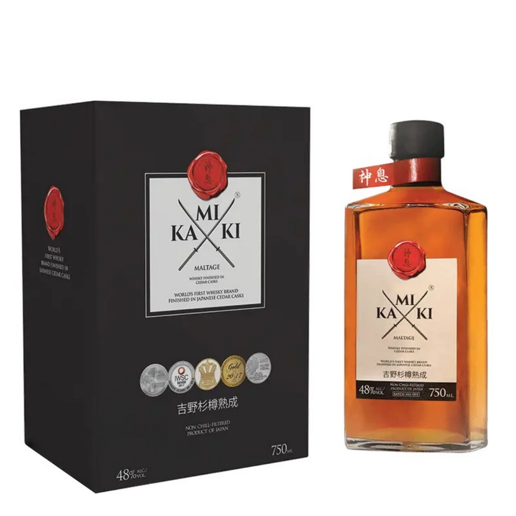 Kamiki Malt Whisky in Cedar Casks (Gift box) 